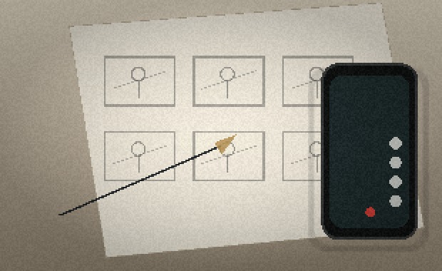 絵コンテと縦型動画の企画イメージ